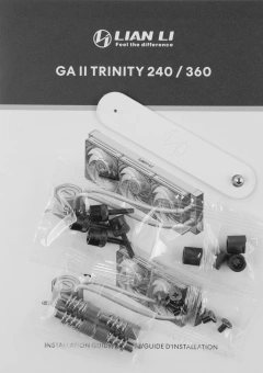 Система водяного охлаждения Lian-Li Galahad II Trinity 240 ARGB Soc-AM5/AM4/1200/1700/1851 белый30dB Al+Cu 240W Ret (G89.GA2T24W.00) - купить недорого с доставкой в интернет-магазине