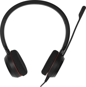 Наушники с микрофоном Jabra Evolve 20 черный накладные USB оголовье (4999-823-169) - купить недорого с доставкой в интернет-магазине