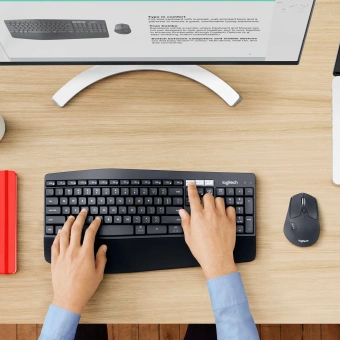 Клавиатура + мышь Logitech MK850 клав:черный мышь:черный USB беспроводная BT slim Multimedia (920-008232) - купить недорого с доставкой в интернет-магазине