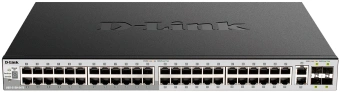 Коммутатор D-Link DGS-3130-54PS/B2A (L3) 48x1Гбит/с 2x10Гбит/с 4SFP+ 48PoE+ 370W управляемый - цена, купить или заказать с доставкой в интернет-магазине Коммутатор D-Link DGS-3130-54PS/B2A (L3) 48x1Гбит/с 2x10Гбит/с 4SFP+ 48PoE+ 370W управляемый - купить недорого с доставкой в интернет-магазине