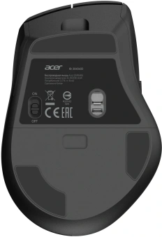 Мышь Acer OMR406 черный оптическая 4800dpi беспров. BT/Radio USB 8but (ZL.MCEEE.02W) - купить недорого с доставкой в интернет-магазине