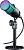 Микрофон проводной Defender Glow GMC 400 1.3м черный