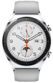 Смарт-часы Xiaomi Watch S1 GL 46мм 1.43" AMOLED корп.серебристый рем.серебристый разм.брасл.:149.8-233.8 мм (BHR5560GL) - купить недорого с доставкой в интернет-магазине