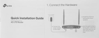 Роутер беспроводной TP-Link Archer MR402 AC1200 10/100BASE-TX/3G/4G черный - купить недорого с доставкой в интернет-магазине