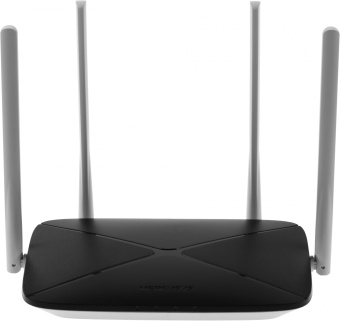 Роутер беспроводной Mercusys AC12 AC1200 10/100BASE-TX черный - купить недорого с доставкой в интернет-магазине