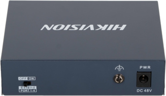 Коммутатор Hikvision DS-3E0105P-E/M(B) 4x100Мбит/с 4PoE+ 35W неуправляемый - купить недорого с доставкой в интернет-магазине