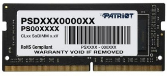 Память DDR4 4Gb 2666MHz Patriot PSD44G266681S Signature RTL PC4-21300 CL19 SO-DIMM 260-pin 1.2В single rank - купить недорого с доставкой в интернет-магазине