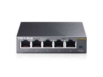 Коммутатор TP-Link TL-SG105E (L2) 5x1Гбит/с настраиваемый - купить недорого с доставкой в интернет-магазине