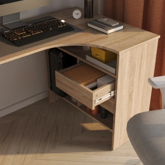 Стол Сокол СПм-25 П столешница ЛДСП дуб сонома (00-00013780) - купить недорого с доставкой в интернет-магазине