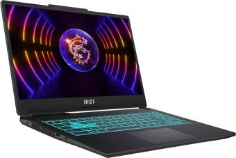 Ноутбук MSI Cyborg 15 A13VF-1223XRU Core i5 13420H 16Gb SSD512Gb NVIDIA GeForce RTX4060 8Gb 15.6" IPS FHD (1920x1080) FreeDOS black WiFi BT Cam (9S7-15K111-1223) - купить недорого с доставкой в интернет-магазине