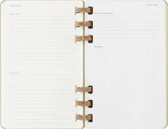 Еженедельник Moleskine ACADEMIC SPIRAL DHSPK5212AMWH3 Large 150х210мм 200стр. кремовые страницы спираль киви - купить недорого с доставкой в интернет-магазине