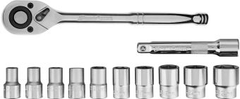 Набор торцевых головок Matrix 13526 в комплекте 12 предметов +жесткий кейс - купить недорого с доставкой в интернет-магазине