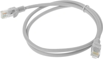 Патч-корд Premier PP31-1M-LSZH 1Гбит/с UTP 4 пары cat.5E CCA molded 1м серый RJ-45 (m)-RJ-45 (m) - купить недорого с доставкой в интернет-магазине