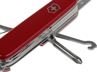 Нож перочинный Victorinox Deluxe Tinker (1.4723) 91мм 17функц. красный карт.коробка - купить недорого с доставкой в интернет-магазине