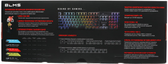 Клавиатура A4Tech S510RP механическая черный USB for gamer LED (S510RP PUDDING BLACK/BLMS RED) кабель 1.8м - купить недорого с доставкой в интернет-магазине