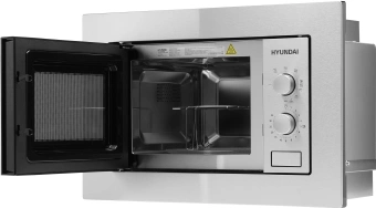 Микроволновая печь Hyundai HBW 2030 IX 20л. 800Вт нержавеющая сталь (встраиваемая) - купить недорого с доставкой в интернет-магазине
