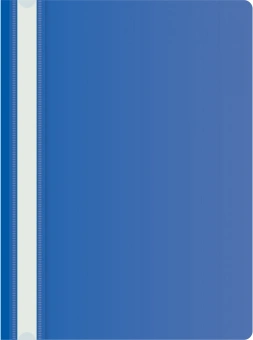 Папка-скоросшиватель Silwerhof Eco A4 прозрач.верх.лист пластик синий - купить недорого с доставкой в интернет-магазине