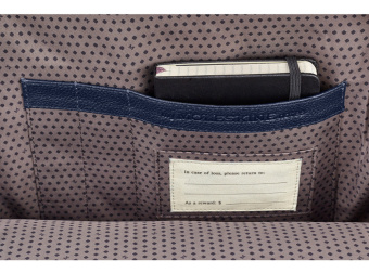 Сумка Moleskine Classic Leather ET84DBVB20 с отделением для ноутбука 15" синяя натур.кожа - купить недорого с доставкой в интернет-магазине