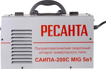 Сварочный аппарат Ресанта САИПА-200C инвертор MIG-MAG/ММА DC - купить недорого с доставкой в интернет-магазине
