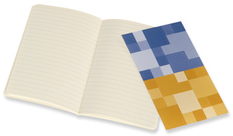 Блокнот Moleskine VOLANT QP711B41M17 Pocket 90x140мм 80стр. линейка мягкая обложка синий/желтый янтарный (2шт) - купить недорого с доставкой в интернет-магазине