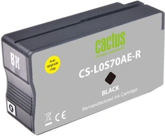 Картридж струйный Cactus CS-L0S70AE-R 953XL черный (54мл) для HP OJ Pro 7740/8210/8218/8710/8715 - купить недорого с доставкой в интернет-магазине