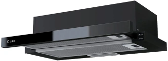 Вытяжка встраиваемая Lex Hide G 600 черный управление: кнопочное (1 мотор) - купить недорого с доставкой в интернет-магазине