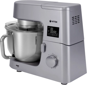 Миксер планетарный Vitek VT-PM0550 2000Вт серебристый - купить недорого с доставкой в интернет-магазине