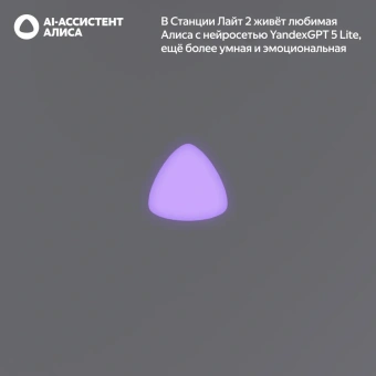 Умная колонка Yandex Станция Лайт 2 без часов Алиса графитовый 6W 1.0 BT/Wi-Fi 10м (YNDX-00028GRY) - купить недорого с доставкой в интернет-магазине