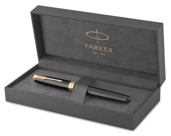 Ручка роллер Parker Sonnet Core T530 (1931496) LaqBlack GT F черн. черн. подар.кор. - купить недорого с доставкой в интернет-магазине