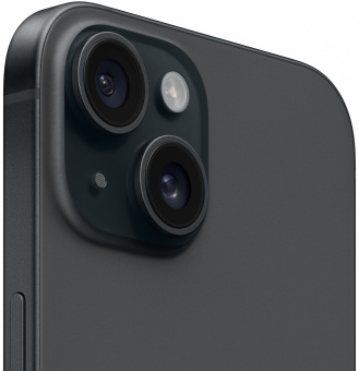 Смартфон Apple A3090 iPhone 15 256Gb черный моноблок 3G 4G 1Sim 6.1" 1179x2556 iOS 17 48Mpix 802.11 a/b/g/n/ac/ax NFC GPS GSM900/1800 Protect - купить недорого с доставкой в интернет-магазине