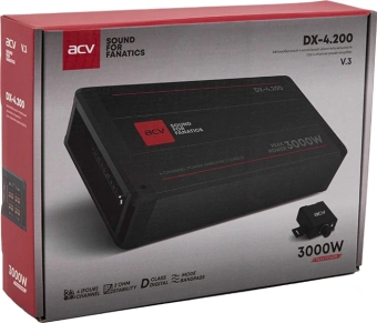 Усилитель автомобильный ACV DX-4.200 V3 четырехканальный - купить недорого с доставкой в интернет-магазине