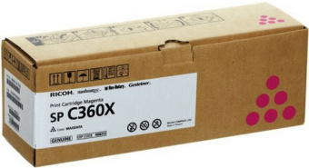 Картридж лазерный Ricoh SP C360X 408252 пурпурный (9000стр.) для Ricoh SP C361SFNw - купить недорого с доставкой в интернет-магазине