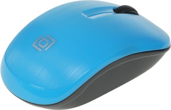 Мышь Оклик 525MW черный/голубой оптическая 1000dpi беспров. USB для ноутбука 3but (1090724) - купить недорого с доставкой в интернет-магазине