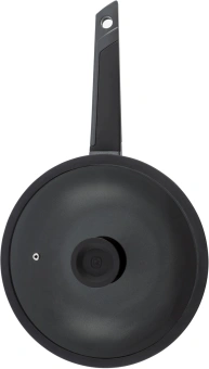 Сковорода ВОК (WOK) Rondell Kontur RDA-1489 круглая 28см покрытие: Xylan Plus ручка несъемная (с крышкой) графитовый - купить недорого с доставкой в интернет-магазине