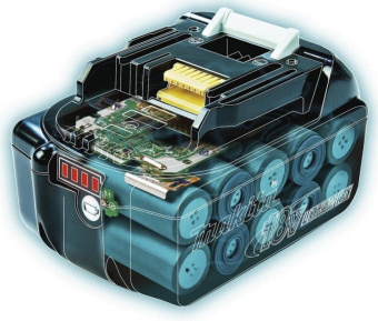 Батарея аккумуляторная Makita BL1850B LXT 18В 5Ач Li-Ion (632G59-7) - купить недорого с доставкой в интернет-магазине