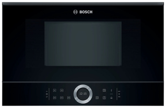 Микроволновая печь Bosch BFL634GB1 21л. 900Вт черный (встраиваемая) - купить недорого с доставкой в интернет-магазине