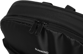 Рюкзак для ноутбука 15.6" SunWind SWP15A02BK черный нейлон - купить недорого с доставкой в интернет-магазине