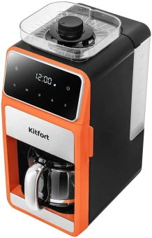 Кофеварка капельная Kitfort КТ-7622 1050Вт оранжевый/черный - купить недорого с доставкой в интернет-магазине