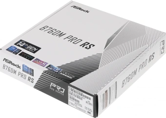 Материнская плата Asrock B760M PRO RS Soc-1700 Intel B760 4xDDR5 mATX AC`97 8ch(7.1) 2.5Gg RAID+HDMI+DP - купить недорого с доставкой в интернет-магазине