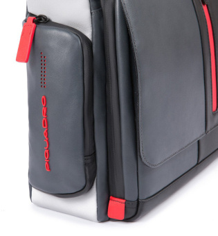 Сумка мужская Piquadro Urban CA1592UB00/GRN с отделением для ноутбука 14" серая/черная натур.кожа - купить недорого с доставкой в интернет-магазине