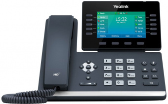 Телефон IP Yealink SIP-T54W черный - купить недорого с доставкой в интернет-магазине