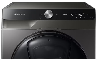 Стиральная машина Samsung WD10T754CBX/LD класс: A загр.фронтальная макс.:10.5кг (с сушкой) темно-серебристый инвертер - купить недорого с доставкой в интернет-магазине