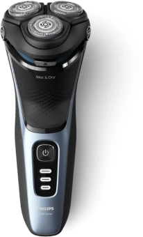 Бритва роторная Philips S3243/12 реж.эл.:3 питан.:аккум. голубой/серебристый - купить недорого с доставкой в интернет-магазине