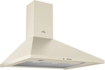 Вытяжка каминная Elikor Вента 90П-650-К3Д топленое молоко управление: кнопочное (1 мотор) - купить недорого с доставкой в интернет-магазине