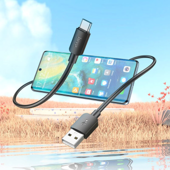 Кабель Hoco X96 Hyper X96 HYPER 27W TYPE-C USB (m)-USB Type-C (m) 1м черный коробка - купить недорого с доставкой в интернет-магазине