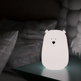Ночник Gauss NN302 медведь белый - купить недорого с доставкой в интернет-магазине