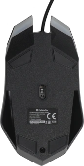 Мышь Defender Cyber MB-560L черный оптическая 1600dpi USB для ноутбука 2but (52560) - купить недорого с доставкой в интернет-магазине