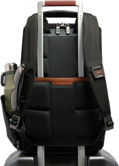 Рюкзак мужской Piquadro Oberon CA7278W150/BLUS темно-синий нейлон/натур.кожа - купить недорого с доставкой в интернет-магазине