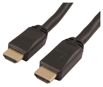 Кабель аудио-видео LAZSO WH-111 HDMI (m)/HDMI (m) 25м. позолоч.конт. черный (WH-111(25M)) - купить недорого с доставкой в интернет-магазине