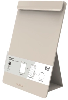 Папка-планшет Deli Nusign ENS503 GREY A4 пенополипропилен серый на подставке - купить недорого с доставкой в интернет-магазине